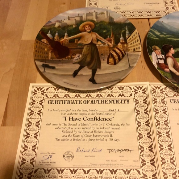 Sound of Music Plate Collection (Set of 7) - Picture 2 of 8